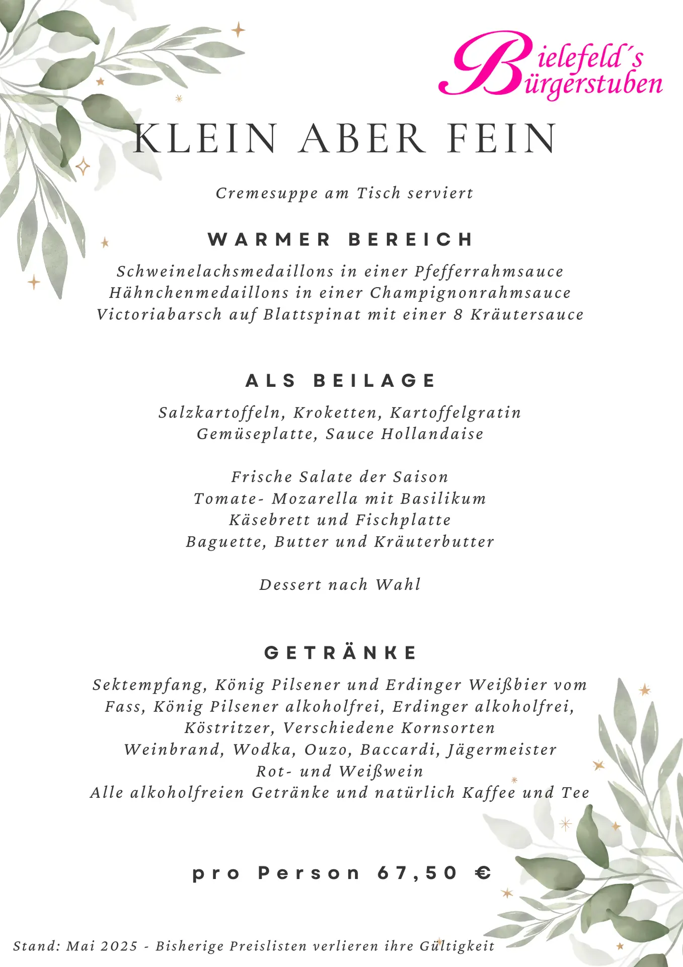 Klein aber fein